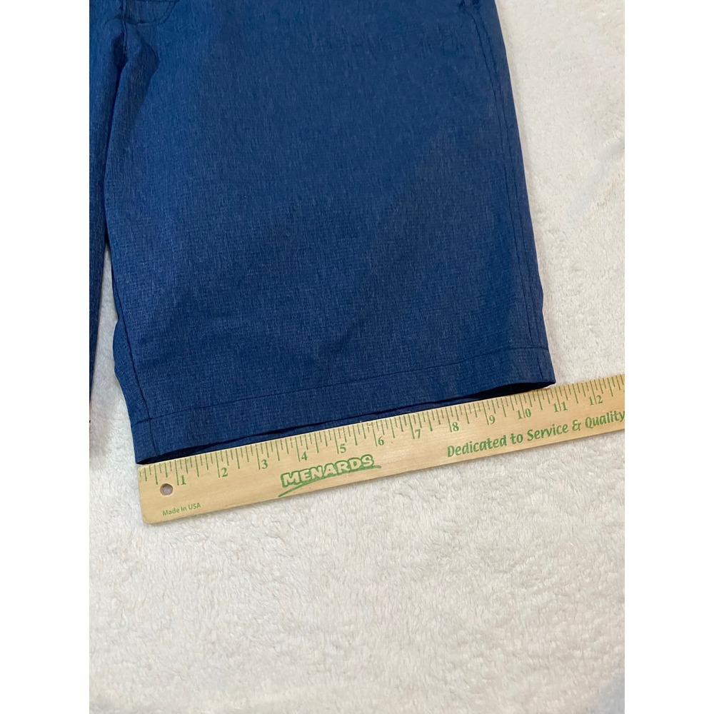 Under Armour HeatGear Mens Golf Shorts Navy Blue Heather Loose Fit Sz 36m Vented - Picture 2 of 8